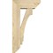 Ekena Millwork Imperial Slat Rough Sawn Bracket w/ Offset Brace, Douglas Fir, 6"W x 14"D x 26"H BKT0604X14X26IMP06RDF - alternate 2